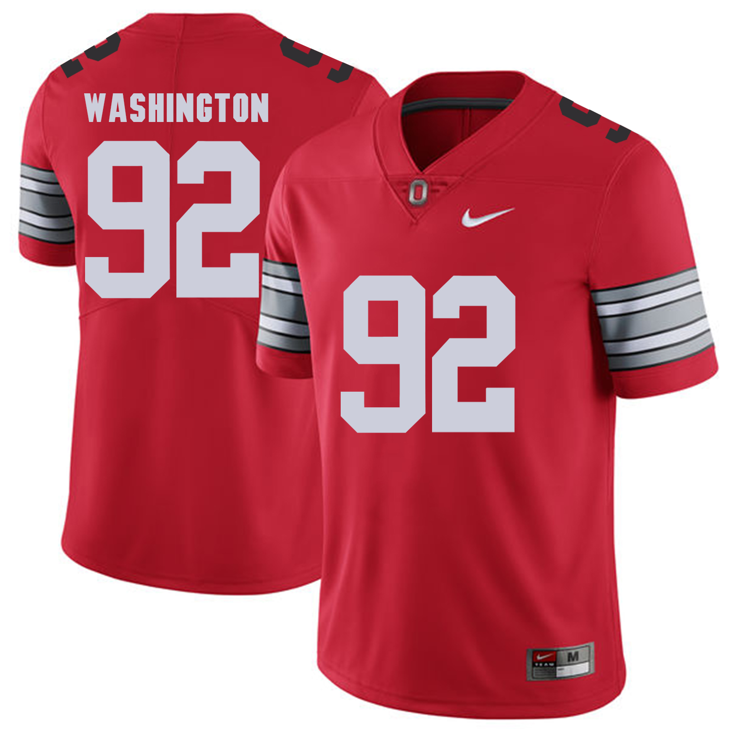 Men Ohio State 92 Washington Red Customized NCAA Jerseys